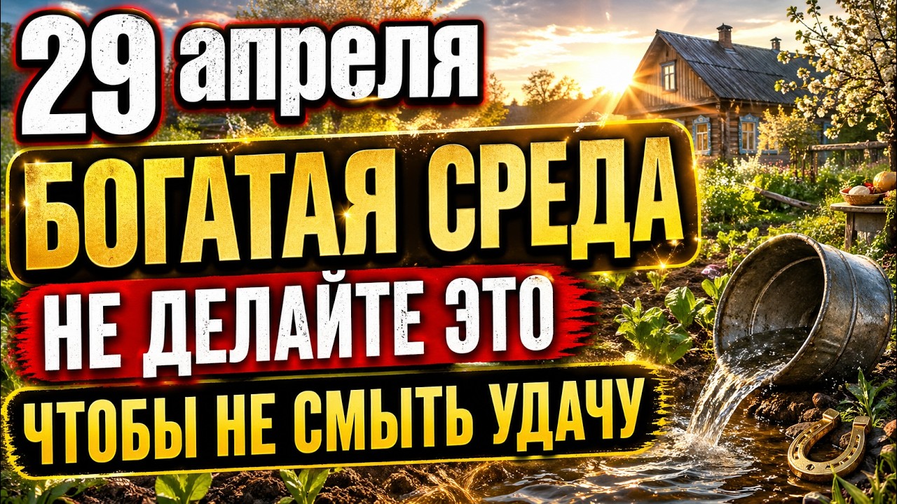 29 апреля, Ирина Огородница, Даже не вздумайте смыть Удачу, Что можно и что нельзя делать по приметам