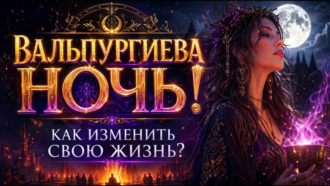 30 апреля на 1 мая 2026 — Вальпургиева ночь, время перехода. Карина Таро в прямом эфире!