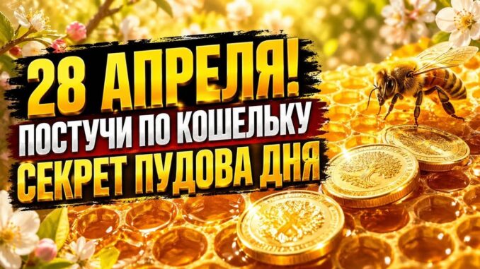 День святого Пуда 28 АПРЕЛЯ Сделайте это с кошельком, чтобы деньги роились