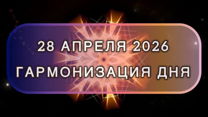 Гармонизация дня 28 апреля 2026. Трансформационная МЕДИТАЦИЯ. Позитивные вибрации.