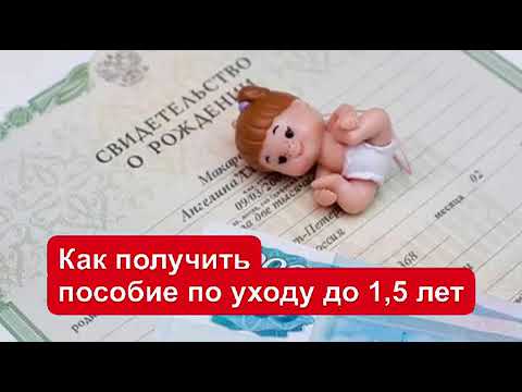 Как получить пособие по уходу за ребенком до 1,5 лет в 2026 году?