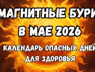 Календарь магнитных бурь на май 2026. Магнитные бури в мае 2026: самые опасные дни месяца.