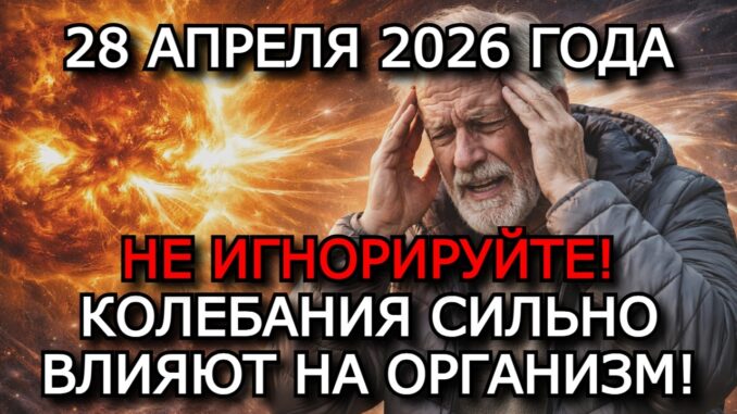 МАГНИТНЫЕ БУРИ 28 АПРЕЛЯ 2026 — K-ИНДЕКС 5, СРЕДНИЕ КОЛЕБАНИЯ, ВОЛНООБРАЗНАЯ АКТИВНОСТЬ СОЛНЦА