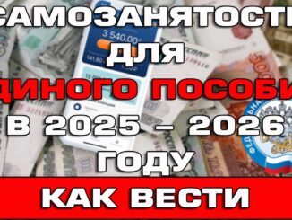 Самозанятость для Единого пособия в 2026 году