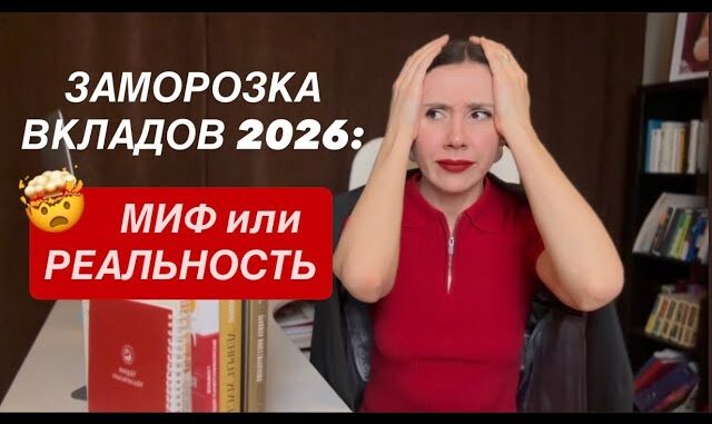 Заморозка вкладов 2026. Как быть и что делать, чтобы спасти свои деньги