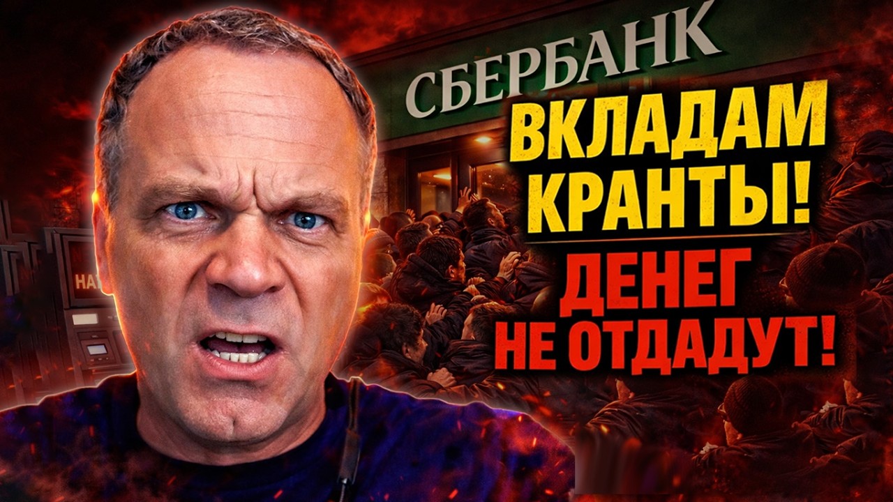 Заморозка Вкладов в России ВАШИХ ДЕНЕГ В БАНКАХ НЕТ! ЗАМОРОЗКА ВКЛАДОВ НАЧАЛАСЬ