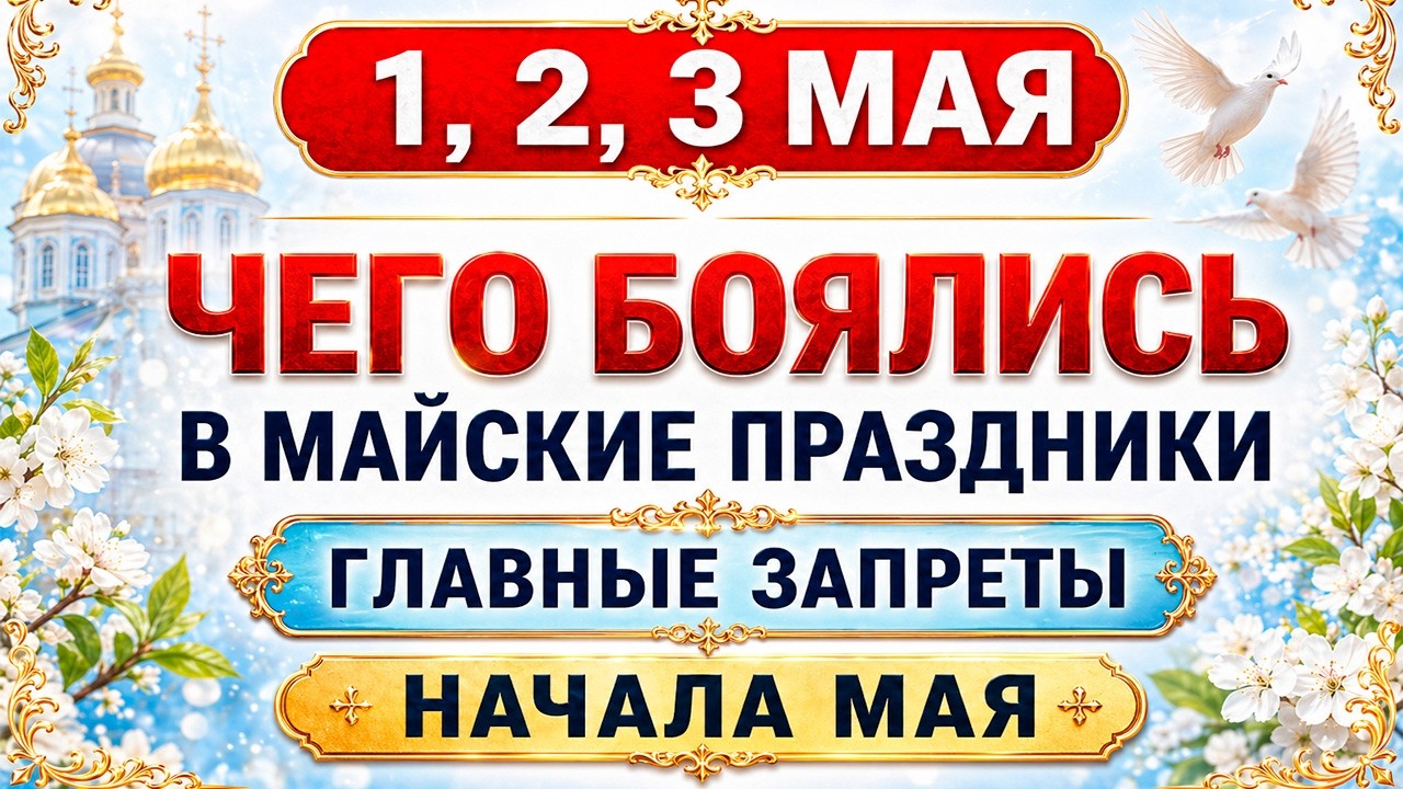3 Мая Какой Праздник? Что нельзя делать 3 МАЯ по народному календарю. Запреты в Майские праздники