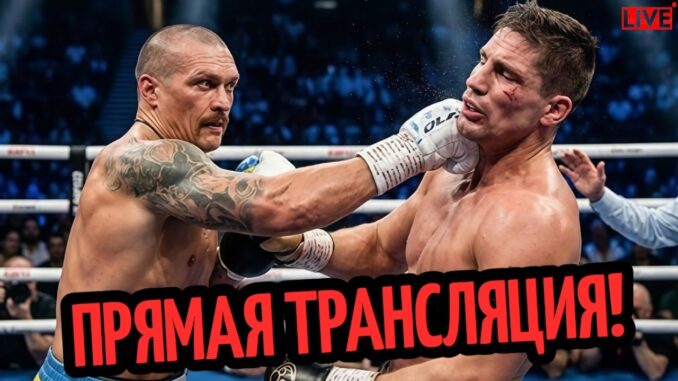 БОЙ Александр Усик vs Рико Верховен Прямая Трансляция из Египта 23.05.2026