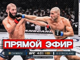 БОЙ Хамзат Чимаев — Шон Стриклэнд. UFC 328 Прямая Трансляция 10.05.2026