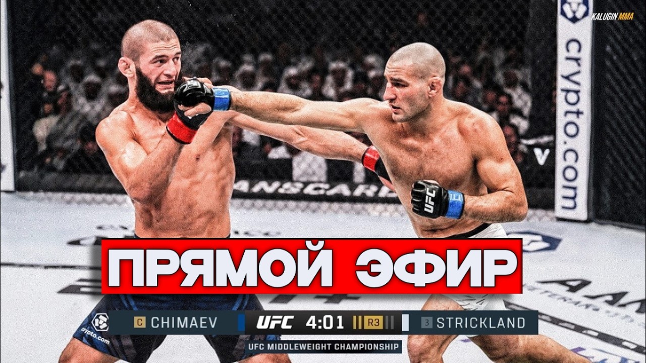 БОЙ Хамзат Чимаев — Шон Стриклэнд. UFC 328 Прямая Трансляция 10.05.2026
