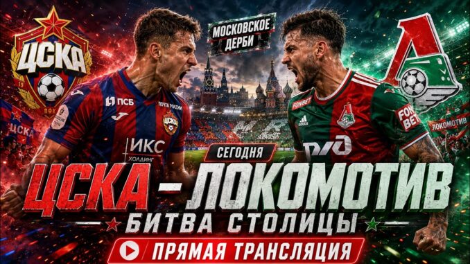 ЦСКА — Локомотив Прямая Трансляция 17.05.2026