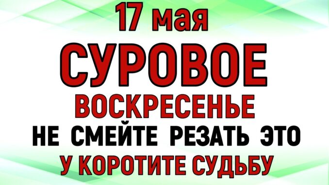 День Пелагеи — 17.05.2026. Что Можно и Что Нельзя делать сегодня по народным приметам запреты дня