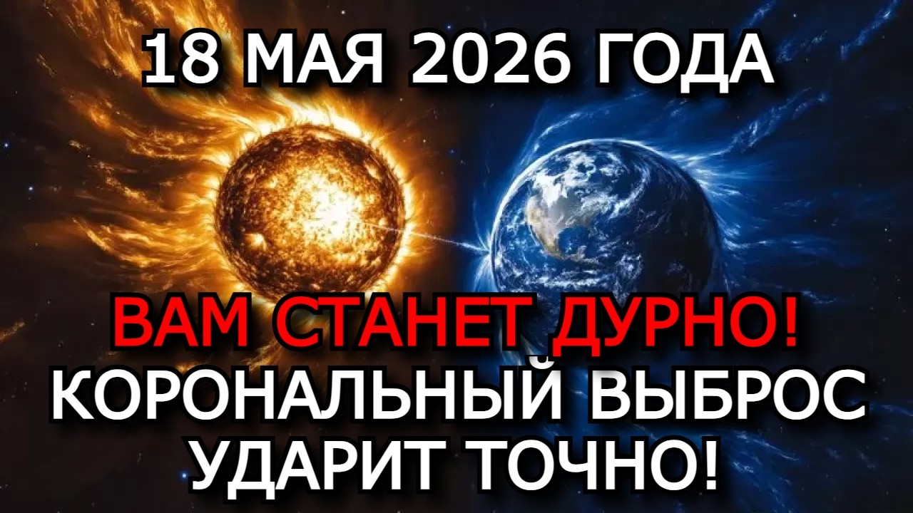МАГНИТНЫЕ БУРИ 18.05.2026 Сегодня ШТОРМ 7–8 БАЛЛОВ, G3–G4, ВСПЫШКИ M И X, УДАР ПО МАГНИТОСФЕРЕ