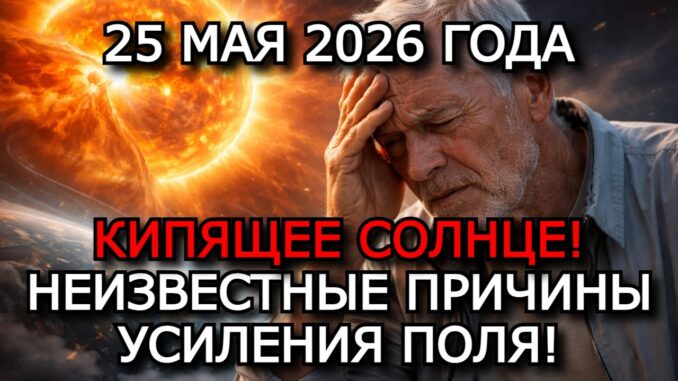 Магнитные Бури 25 Мая 2026 — КИПЯЩЕЕ СОЛНЦЕ ОБРУШИТ НА ЗЕМЛЮ ШТОРМ 5–6 БАЛЛОВ