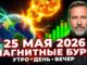 Магнитные Бури Сегодня 25.05.2026 Точный прогноз на день и вечер