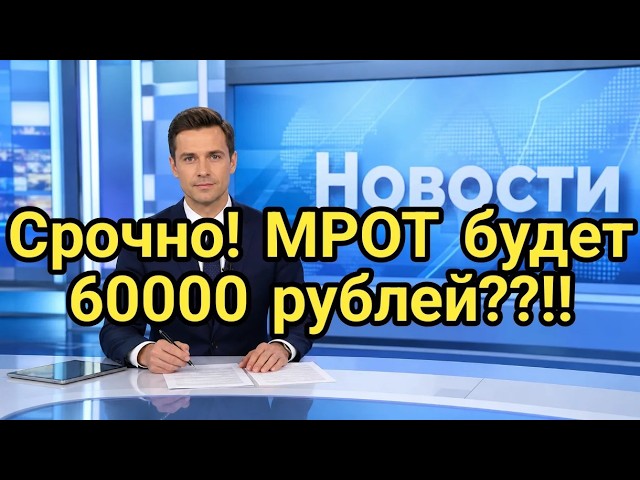 МРОТ будет 60000 рублей — Актуальный Размер МРОТ