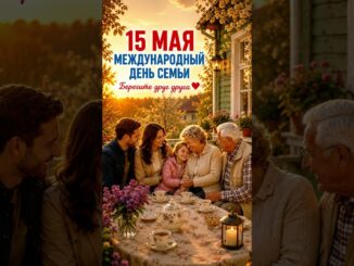 С Днём Семьи — Поздравление Открытка Международный день семьи