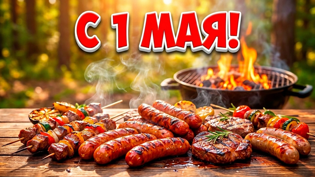 С Первомаем! Самое КРАСИВОЕ поздравление С 1 МАЯ! Пожелания для друзей